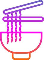 diseño de icono de vector de ramen