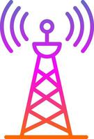 Radio tower Vector Icon Design