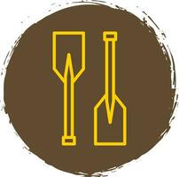 Oars Vector Icon Design