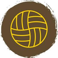 diseño de icono de vector de voleibol