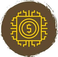 Digital currency Vector Icon Design