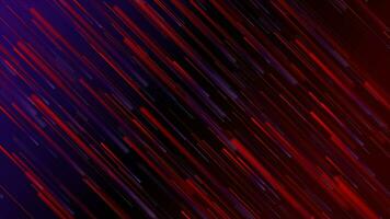 Red violet abstract lines technology futuristic motion background video