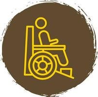 Disability Vector Icon Design