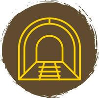 diseño de icono de vector de túnel