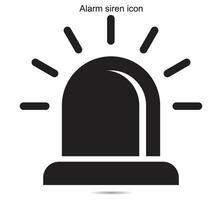 alarma sirena icono, vector ilustración