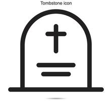 Tombstone icon, vector Illustration