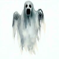 Ghosts, spirits or zombies on Halloween. Created with AI. photo