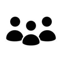 Teamwork Vector Glyph Icon For Personal And Commercial Use.