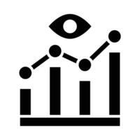 Data Visualization Vector Glyph Icon For Personal And Commercial Use.