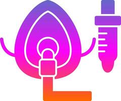 Oxygen Mask Vector Icon Design