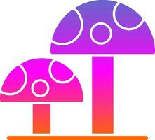 Mushrooms Vector Icon Design