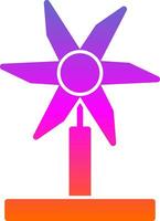 Wind Turbine Vector Icon Design