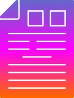 Document Vector Icon Design