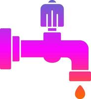 Water faucet Vector Icon Design