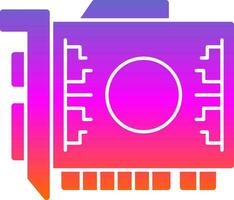 Gpu mining Vector Icon Design