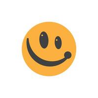 Smile icon emoticon symbol template vector