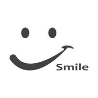 sonrisa icono emoticon símbolo modelo vector