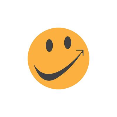 Smile icon emoticon symbol template