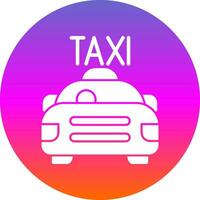 Taxi Vector Icon Design