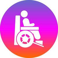 Disability Vector Icon Design