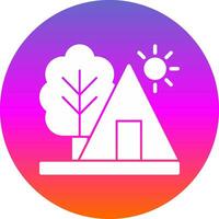 Camping Vector Icon Design