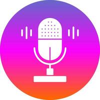 Audio recorder Vector Icon Design