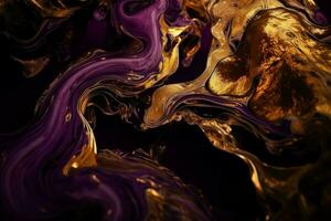 Amethyst gold colors. Generate Ai photo