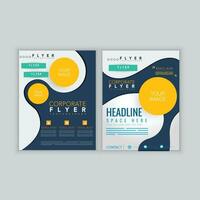 Abstract Business Brochure Template, Flyer or Annual Report vector