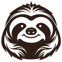 cartoon sloth ai generative png