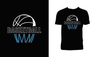 Basketball Vector T Shirt Design