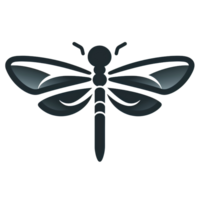 cartoon  dragonfly ai generative png
