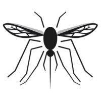 desenho animado mosquito ai generativo png