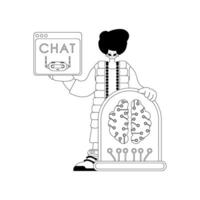 He has a linear AI model in his grasp vector