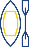 Canoe Vector Icon Design