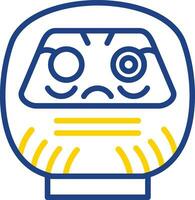 daruma vector icono diseño