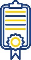 Certificate Vector Icon Design