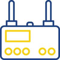 Wireless router Vector Icon Design