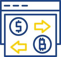 Internet currency Vector Icon Design