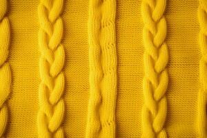 amarillo suéter antecedentes. generar ai foto