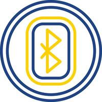 diseño de icono de vector de bluetooth