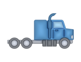 3d truck on a transparent background png