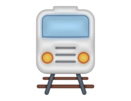 3d train on a transparent background png