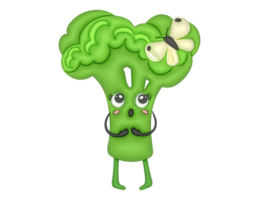 3d funny cauliflower png