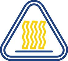 Hot Surface Vector Icon Design