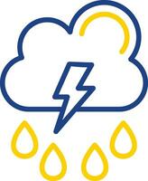 diseño de icono de vector de tormenta