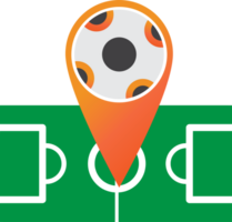 Amerikaans voetbal veld- icoon png