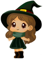 Witch halloween concept png