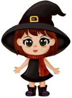 Witch halloween concept png