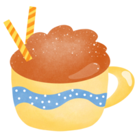 quente chocolate canecas png