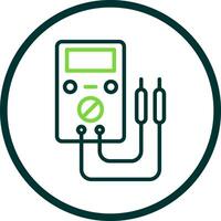 Voltmeter Vector Icon Design